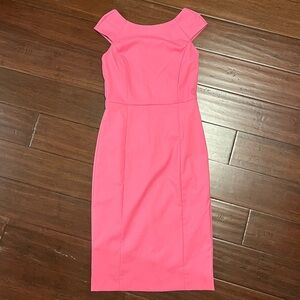Banana Republic Pink Midi Dress